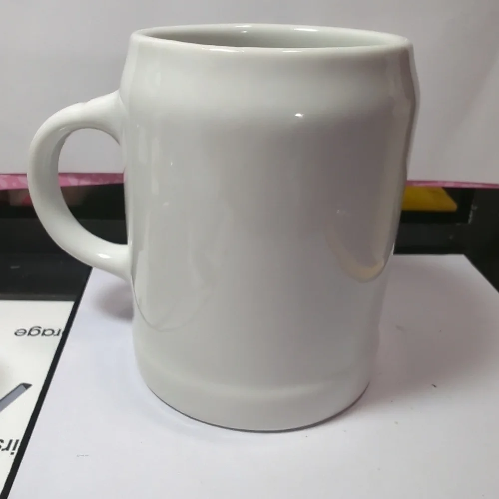 STONEWARE THEMED MUG HARSTAD KIRKE OF NORWAY 1982 Vintage  DEKOR-DYRVIK- Dated